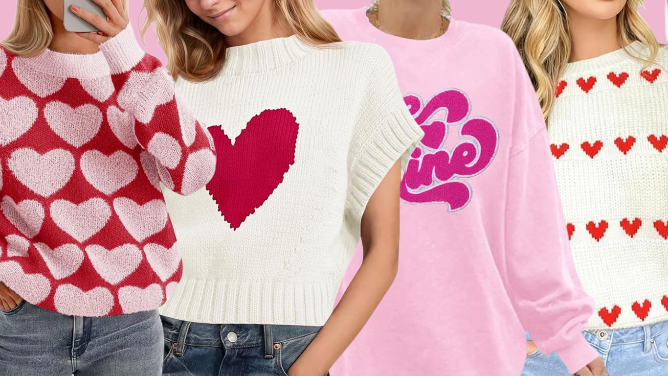 Is Valentine’s Day Making a Comeback? 9 Cute Sweaters for February